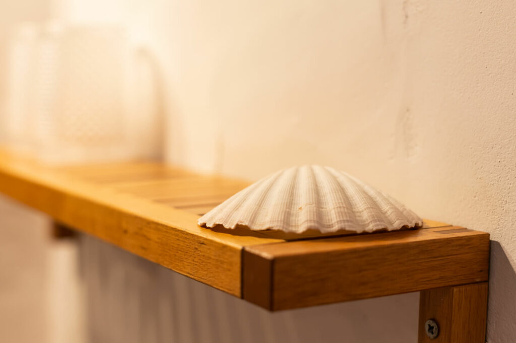 prateleira no apartamento no Monte da Casteleja